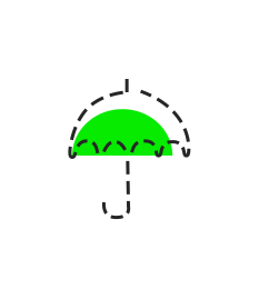 360° protection icon