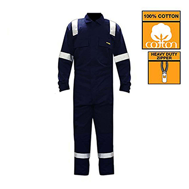 Modacrylic Cotton Flame Static Resistant Coverall - rickyfree